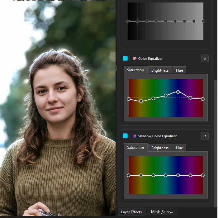 Color & Shadow Color Equalizers